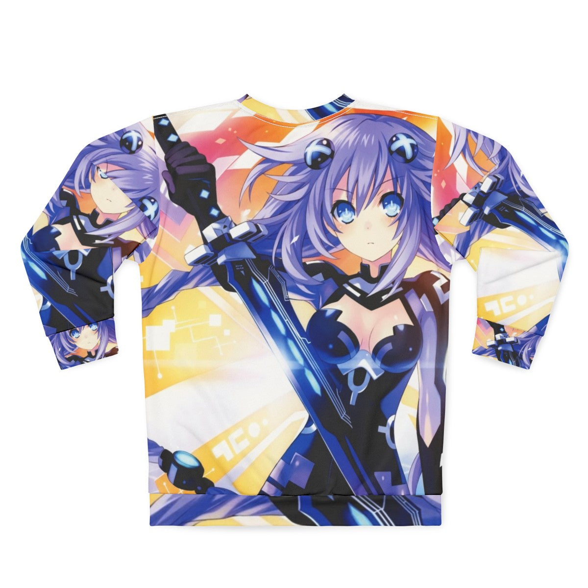 Neptunia Purple Heart Sweatshirt - Back