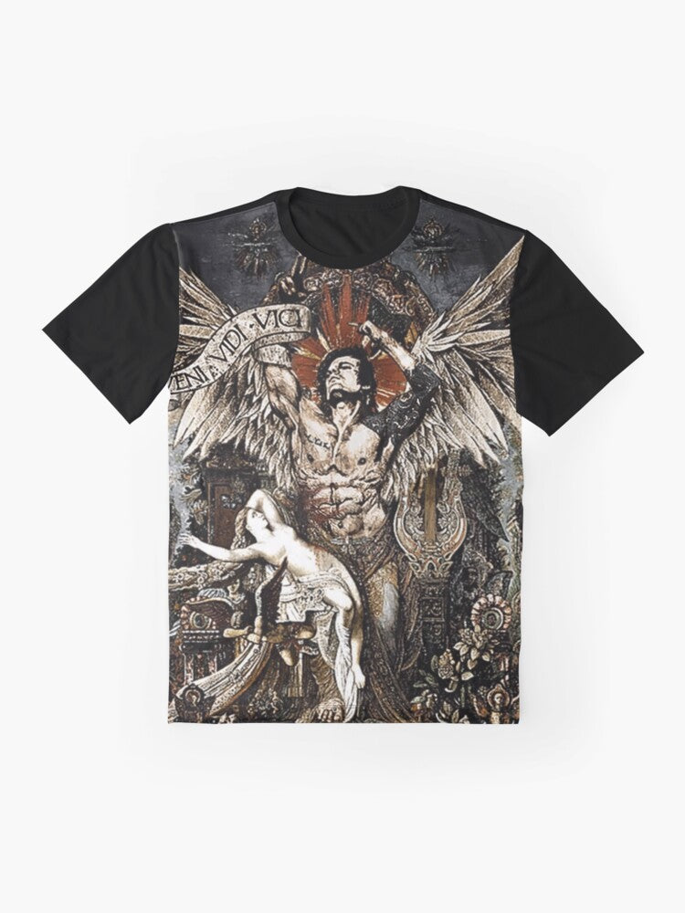 Tomorrowland Festival Graphic T-Shirt featuring Zyzz art and HQ artwork - Flat lay