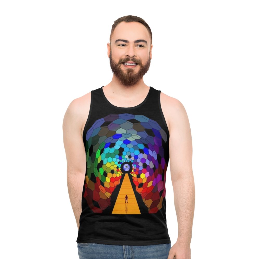 Resistance Unisex Tank Top 2 with Muse Alternative Album Cover Design - men