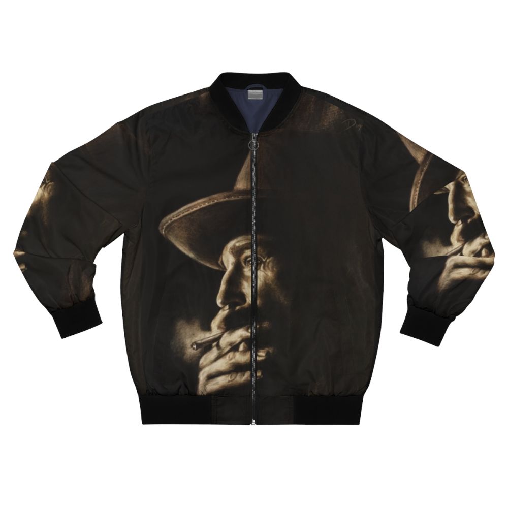 Daniel Plainview Charcoal Bomber Jacket