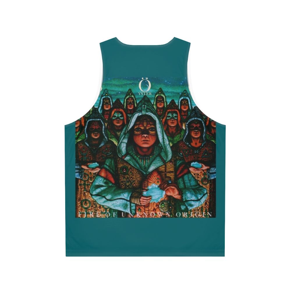 Blue Oyster Cult "Fire of Unknown Origin" Classic Rock Music Tank Top - Back