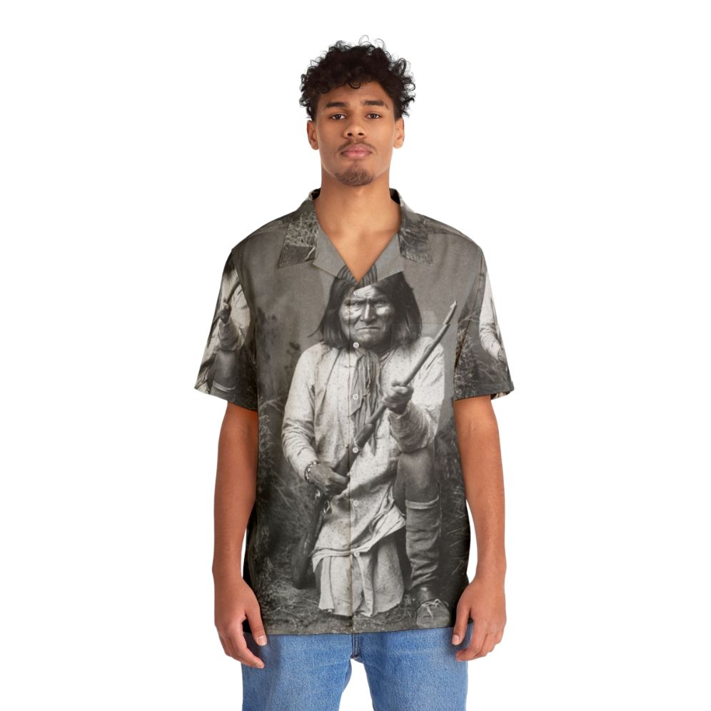 Geronimo Tropical Hawaiian Shirt - People Front