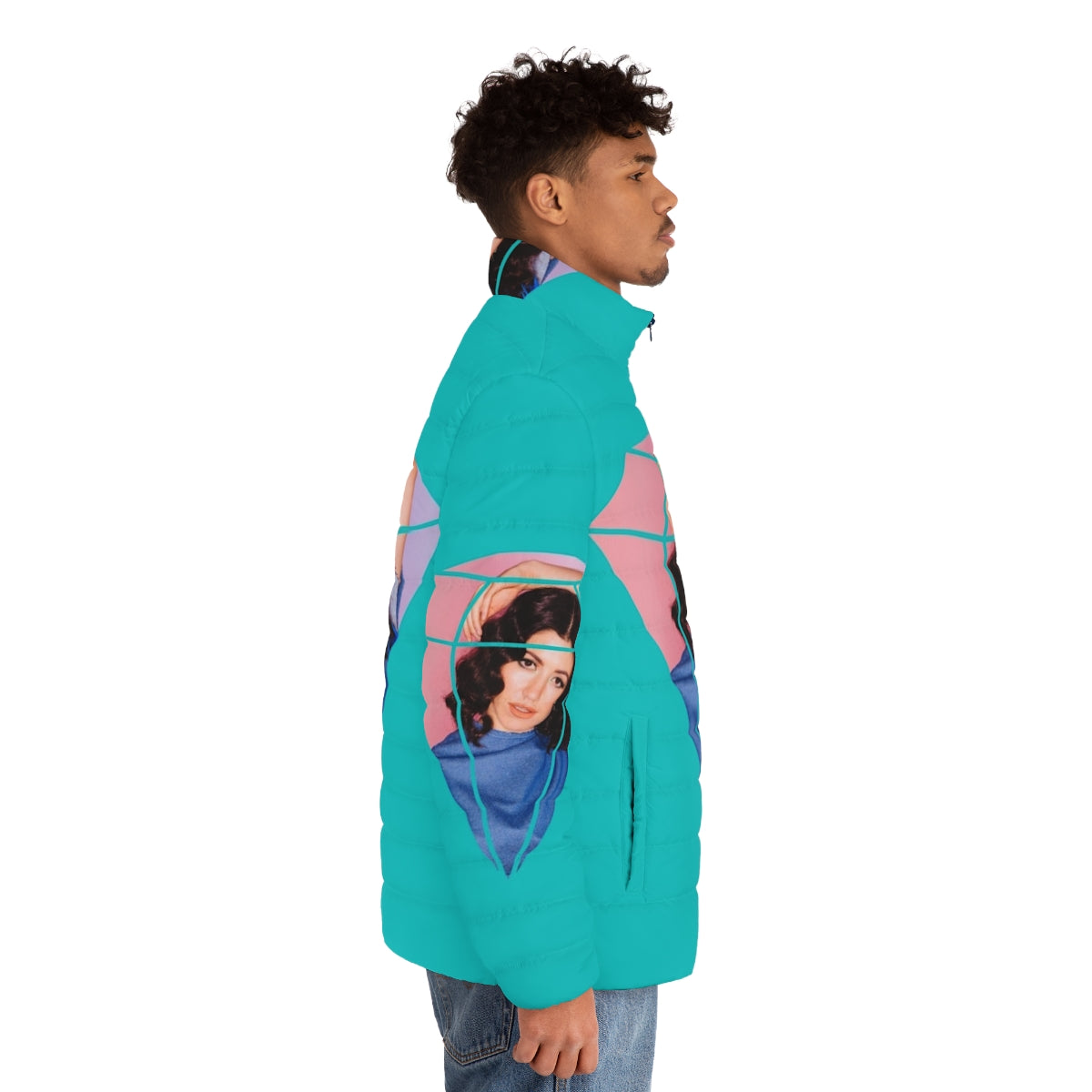 Marina And The Diamonds Froot Pop Star Puffer Jacket - men side right