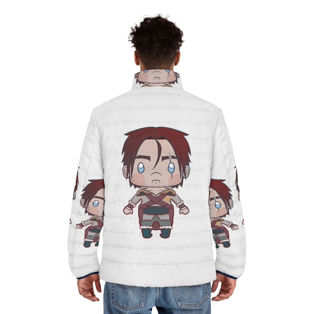 Trevor Belmont Castlevania Netflix Puffer Jacket - men back