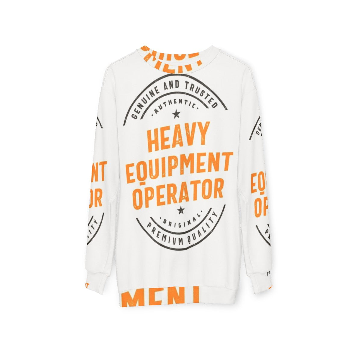 Heavy Equipment Operator Sweatshirt - hanging