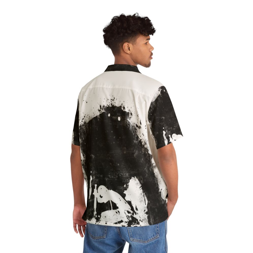 Shadow of Giants Hawaiian Shirt Featuring The Iconic Colossus - People Back