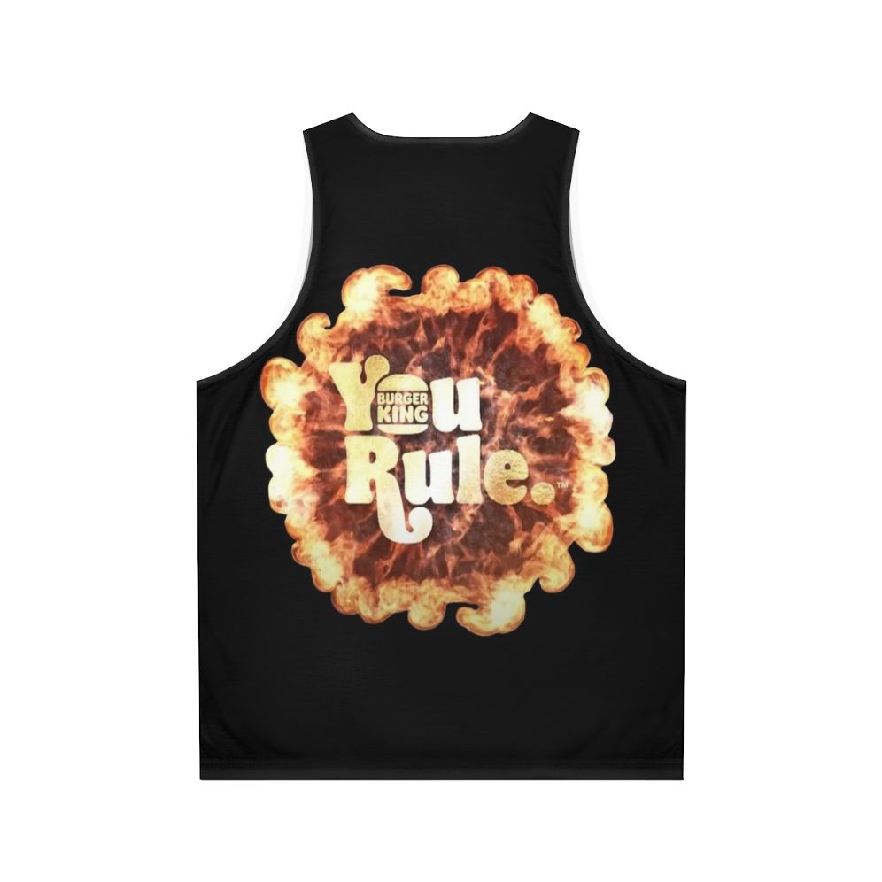 "You Rule" Unisex Fast Food Meme Tank Top - Back