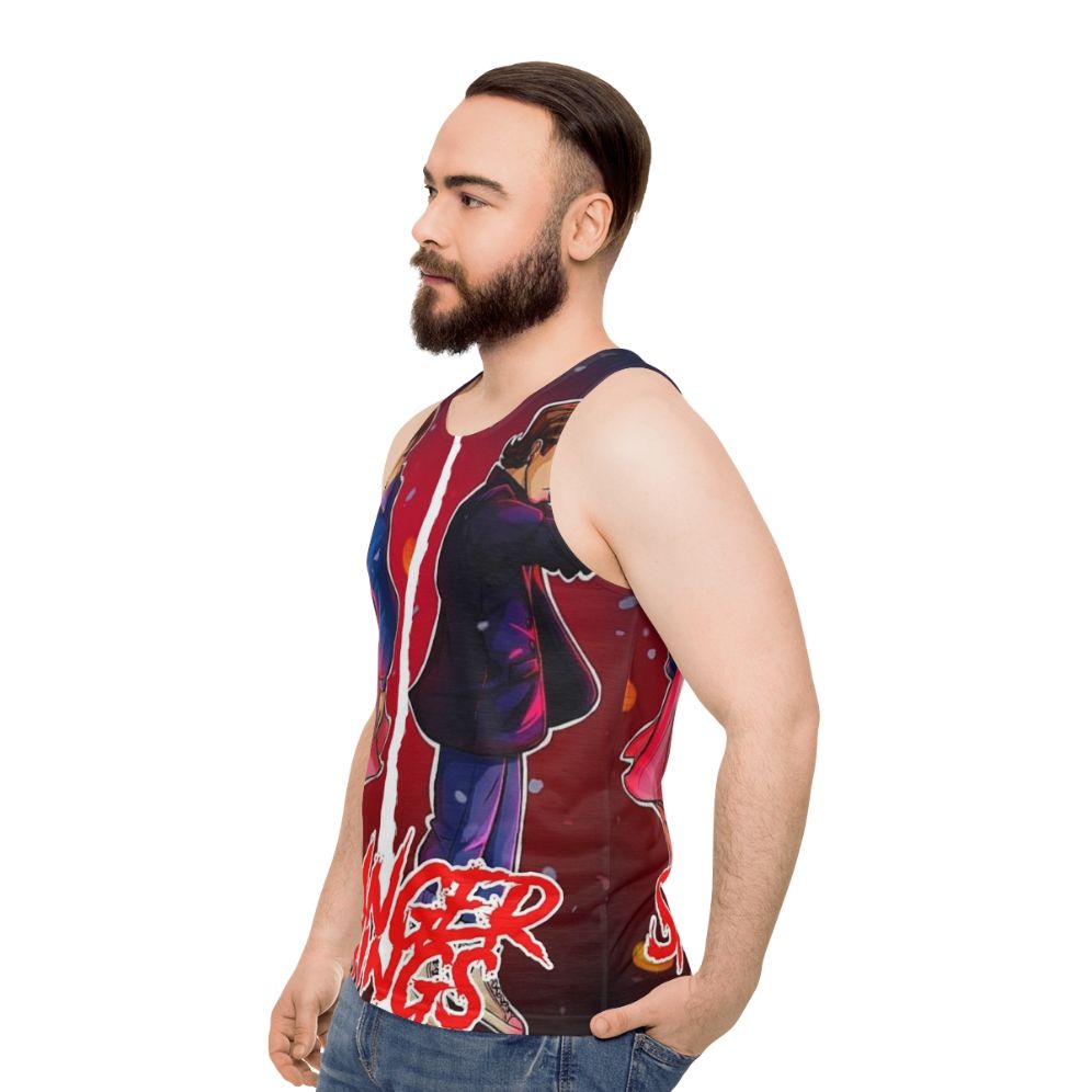 Stranger Things Fanart Unisex Tank Top - men side