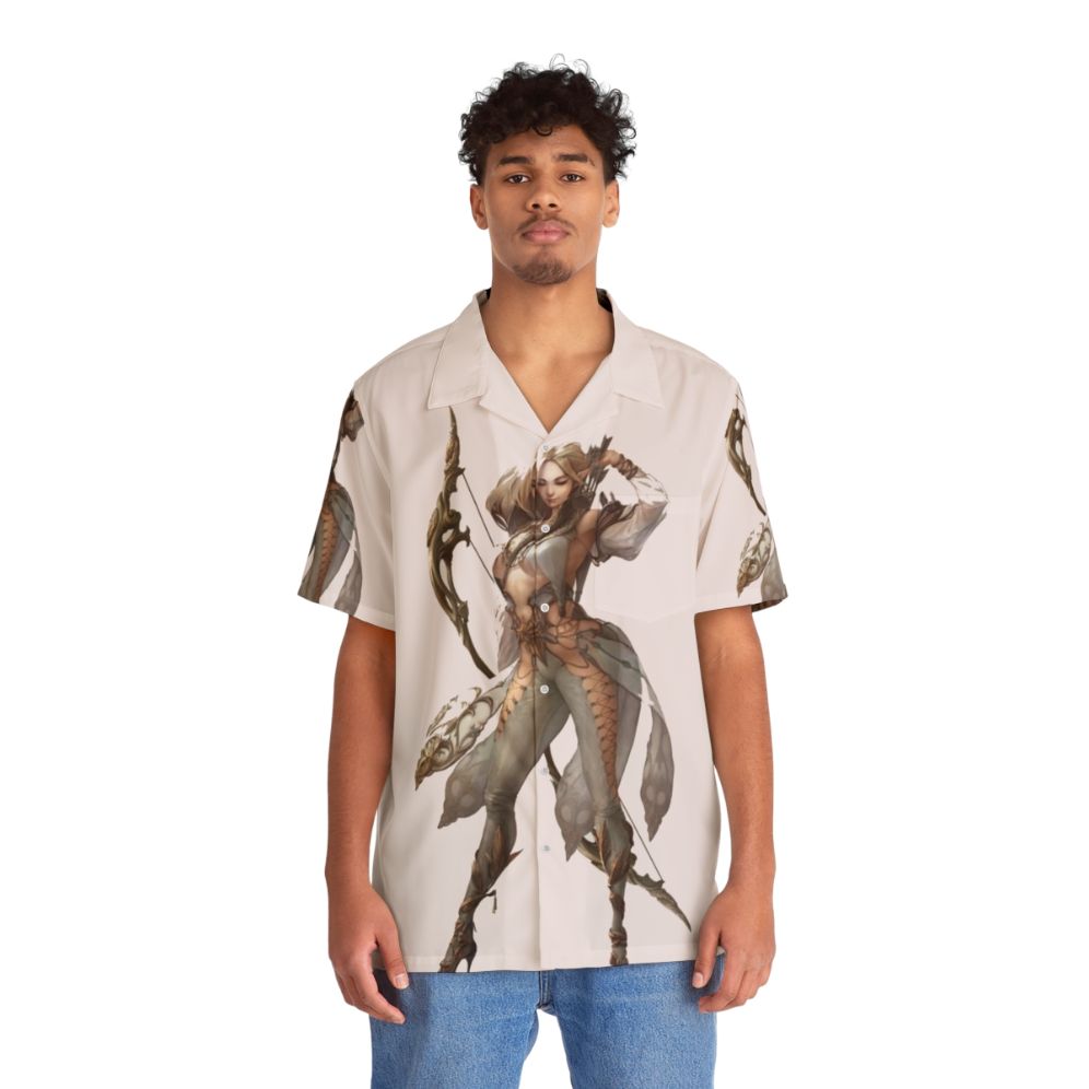 Castlevania movie inspired Hawaiian shirt - People Front