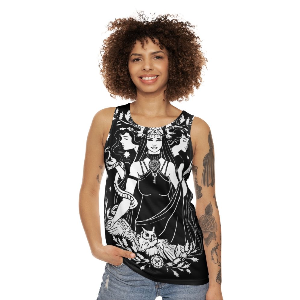 Hecate Triple Goddess Unisex Tank Top - women