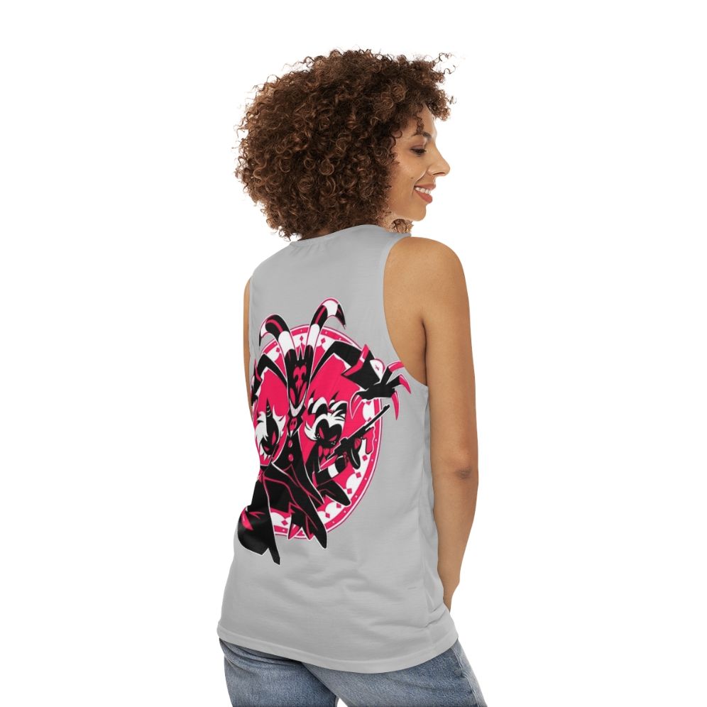 Helluva Boss Unisex Tank Top - women back