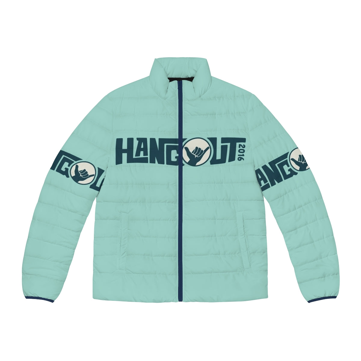 Hangout Music Festival Blue Puffer Jacket