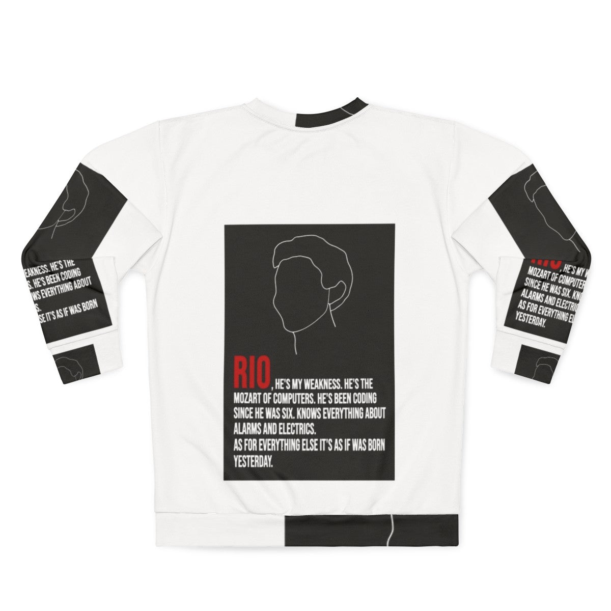 Money Heist "Rio House Of Money" Sweatshirt - Back