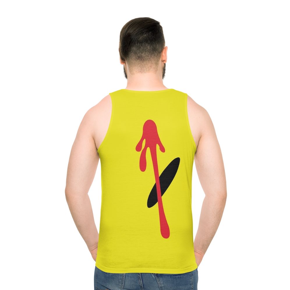 Watchmen Eye Logo Unisex Tank Top - men back