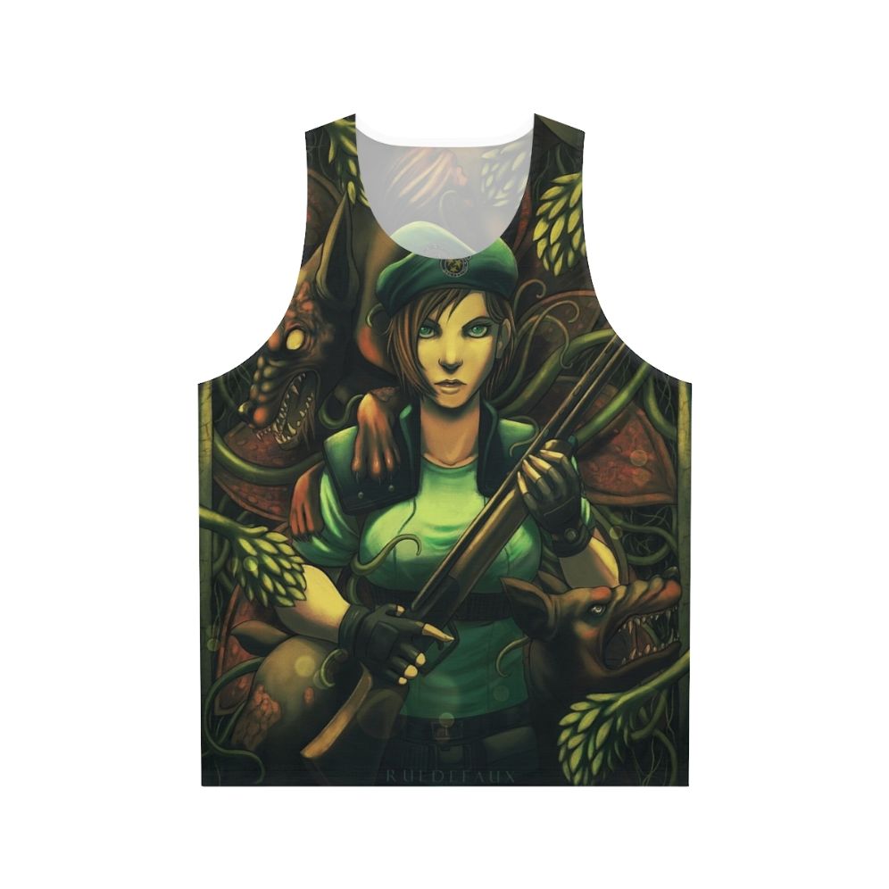 Resident Evil Jill Valentine Horror Game Tank Top