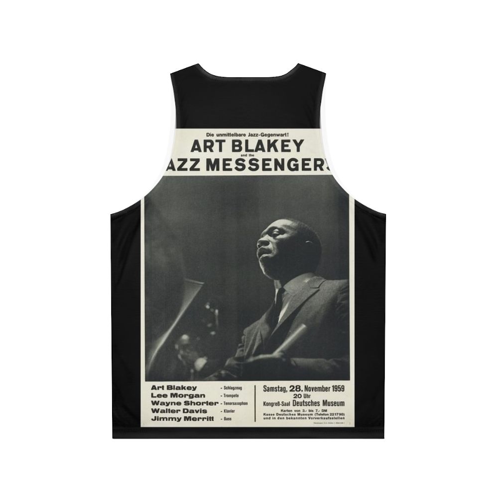 Art Blakey and The Jazz Messengers Unisex Tank Top - Back