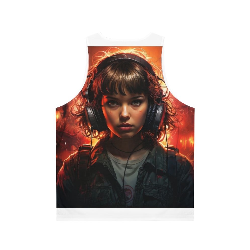 Stranger Things Eleven Unisex Tank Top - Back