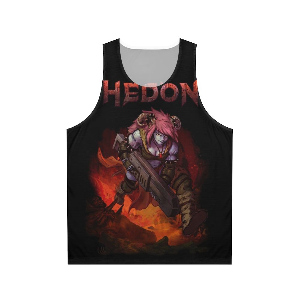 Hedon gaming fantasy character unisex tank top