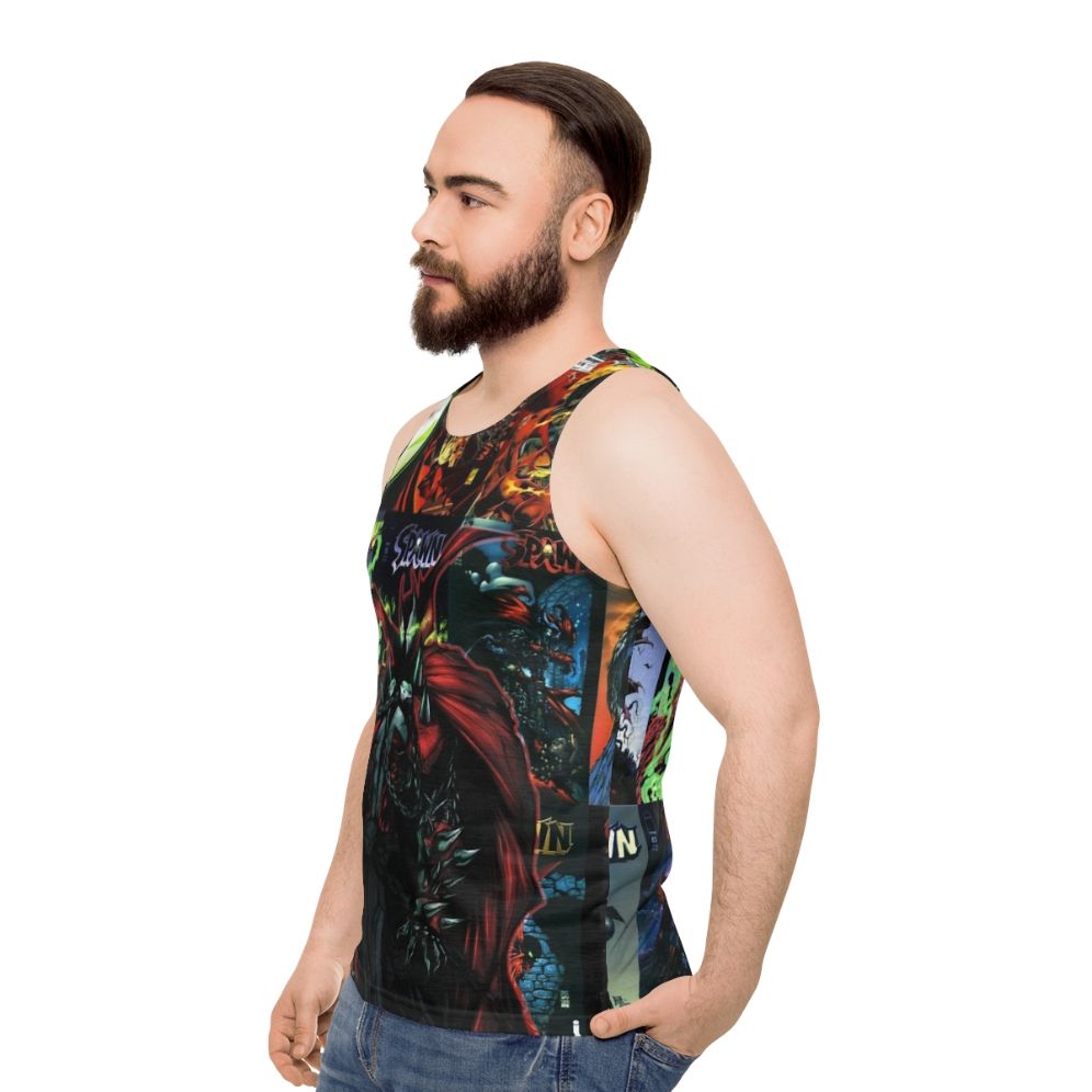 Spawn Unisex Tank Top - men side