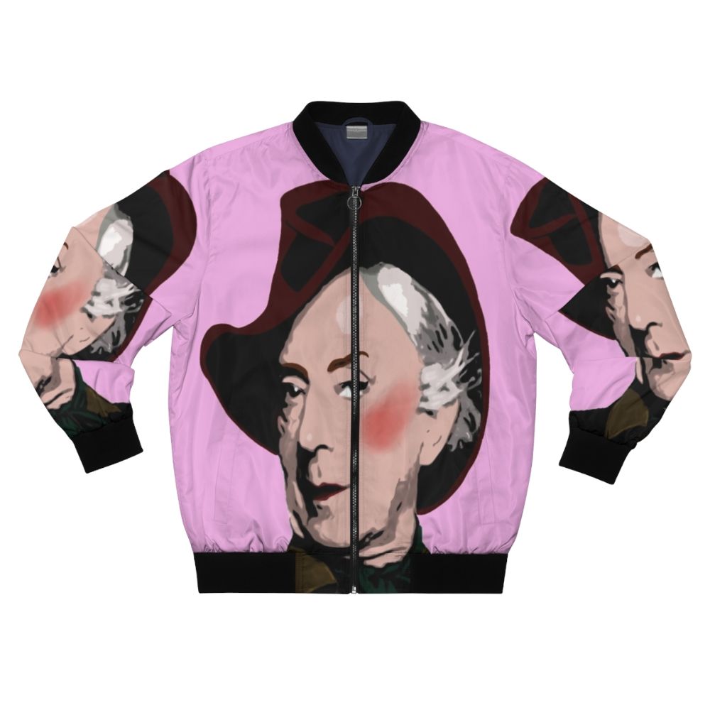 Quentin Crisp Icon Bomber Jacket, featuring the legendary LGBTQ+ figure