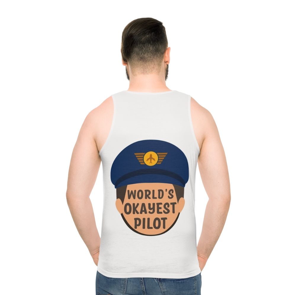 Unisex "World's Okayest" Engineer Tank Top - men back