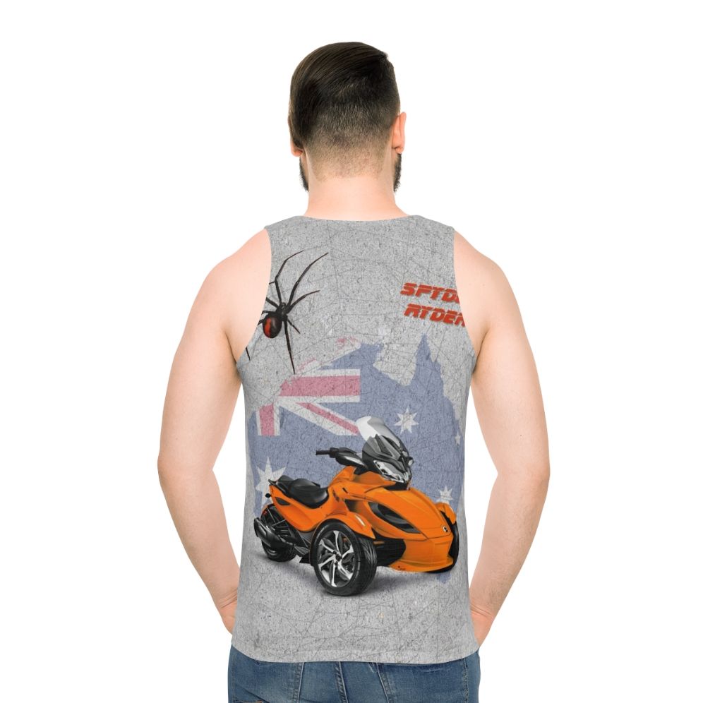 Spyder Can Am Unisex Tank Top - men back