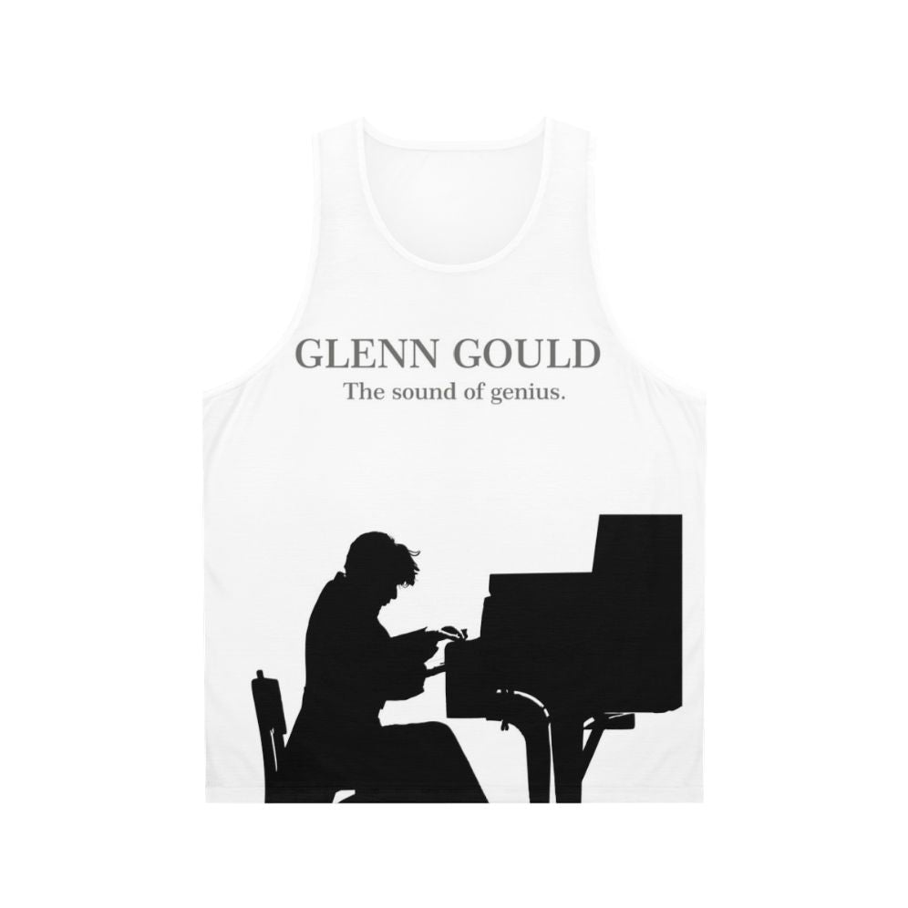 Glenn Gould The Pianist Piano Unisex Tank Top