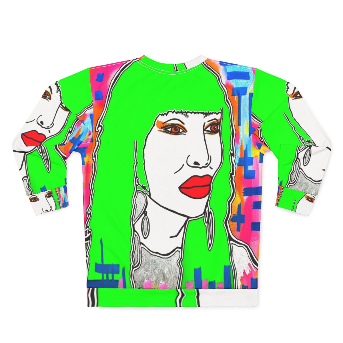 Pete Burns Dead or Alive Pop Music Graphic Sweatshirt - Back