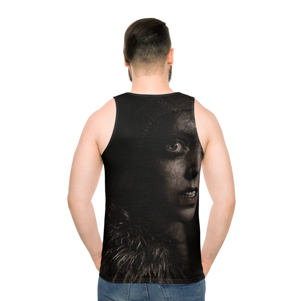 Hellblade Senua Inspired Unisex Tank Top - men back