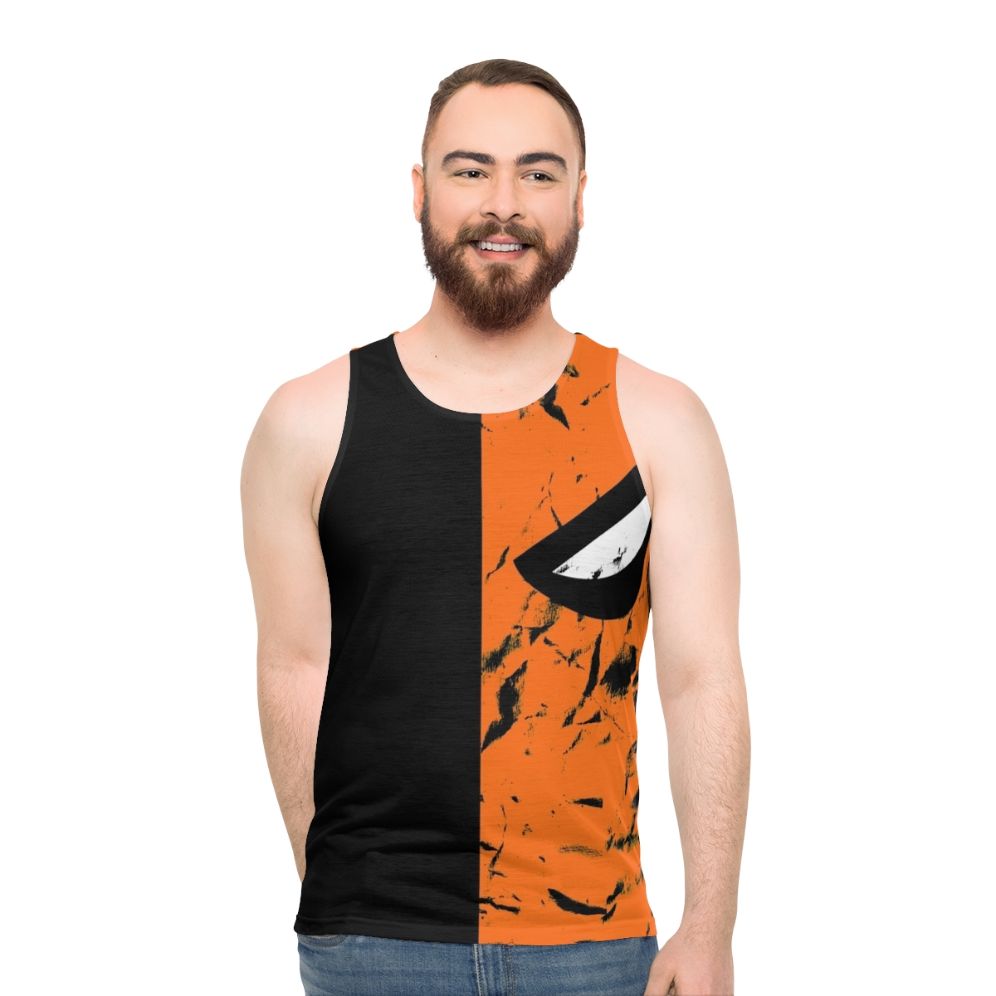 Deathstroke Faded Unisex Tank Top - men