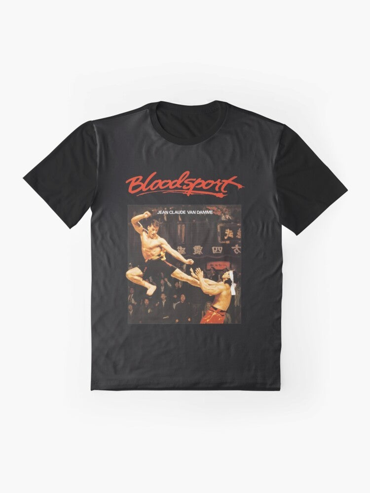 Jean-Claude Van Damme "Bloodsport" movie graphic t-shirt - Flat lay