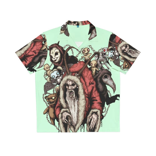 Krampus 2.0 Hawaiian Shirt with Christmas and Gothic Horror Designs