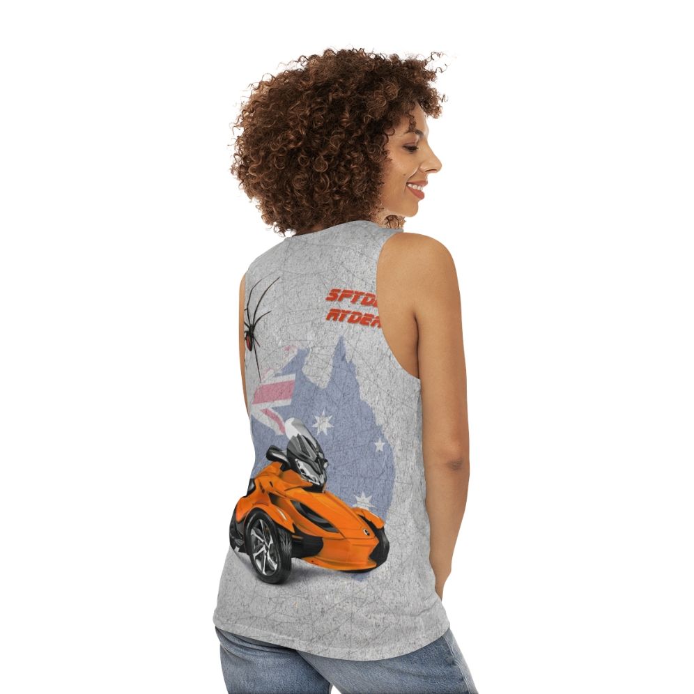 Spyder Can Am Unisex Tank Top - women back