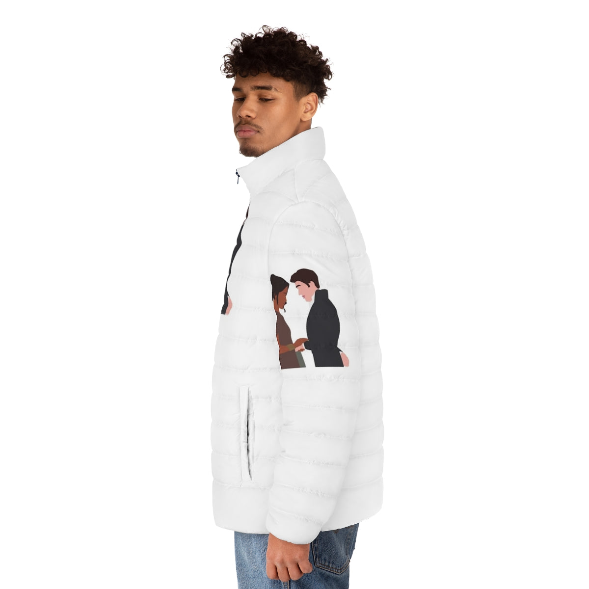 Bridgerton Kanthony Puffer Jacket inspired by Netflix's hit series - men side left