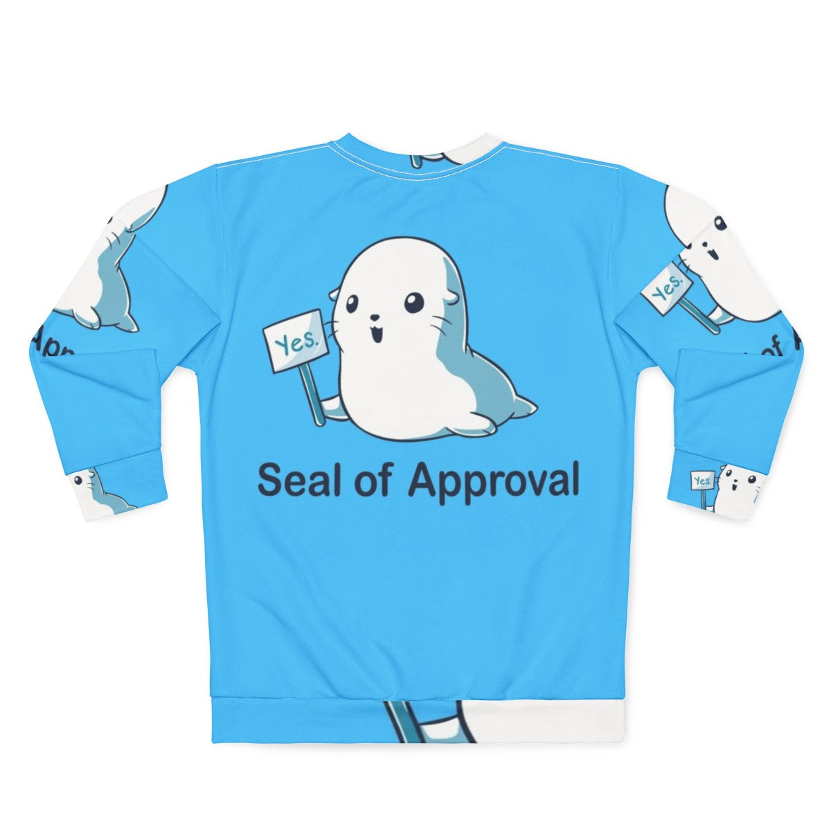 Seal Of Approval Superhero Sweatshirt - Back