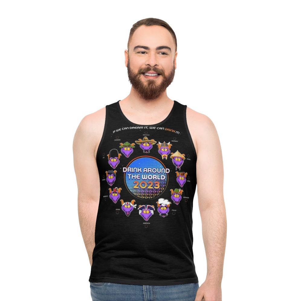 Drink Around the World 2023 Unisex Disney Tank Top - men