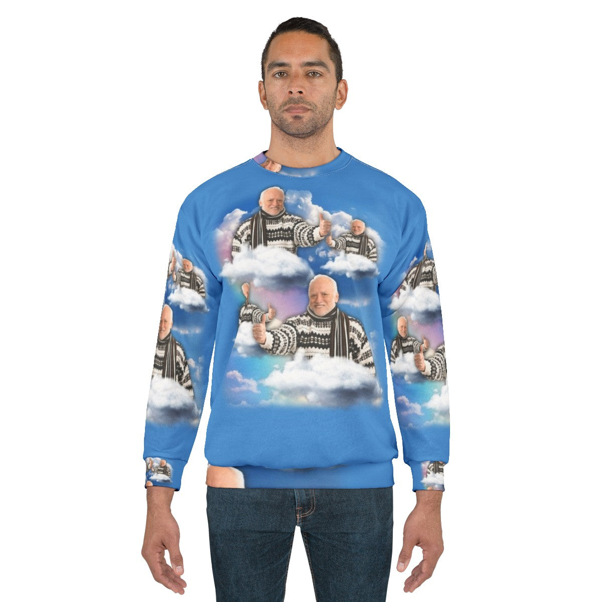 Hilarious Harold Meme Sweatshirt - men