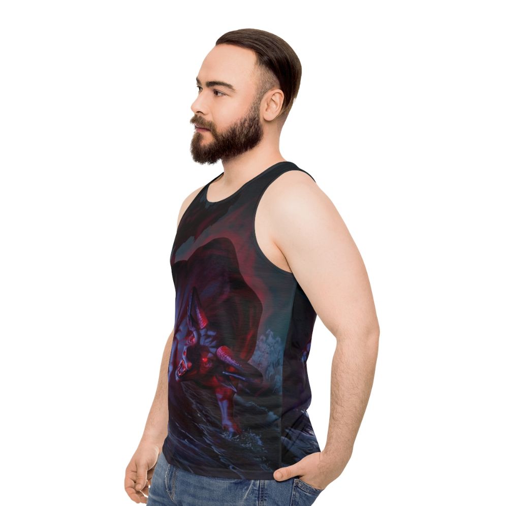 The Last Unicorn Unisex Fantasy Tank Top - men side