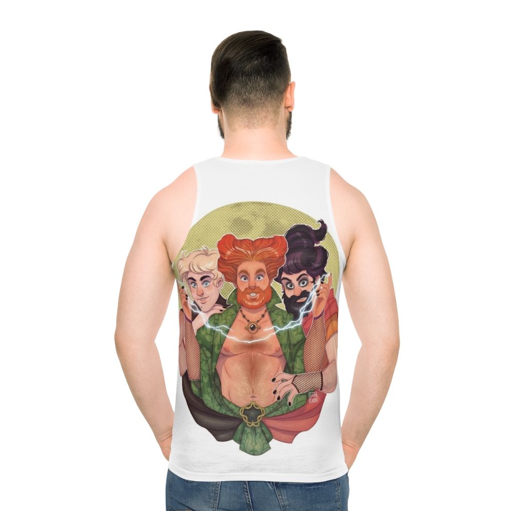 Hocus Pocus Gay Bear Unisex Tank Top - men back