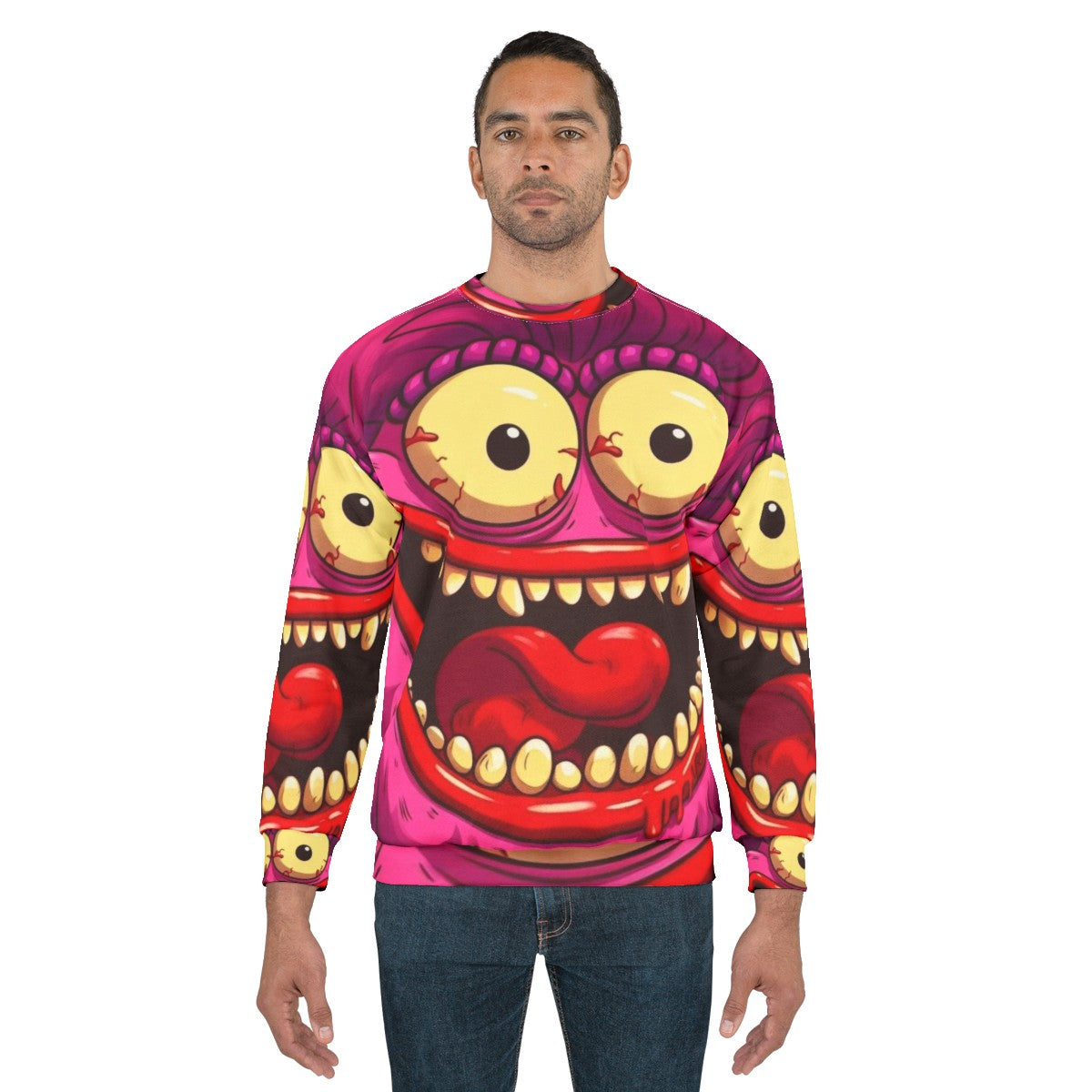 Vibrant Sassy Netflix Big Mouth Hormone Monster Sweatshirt - men