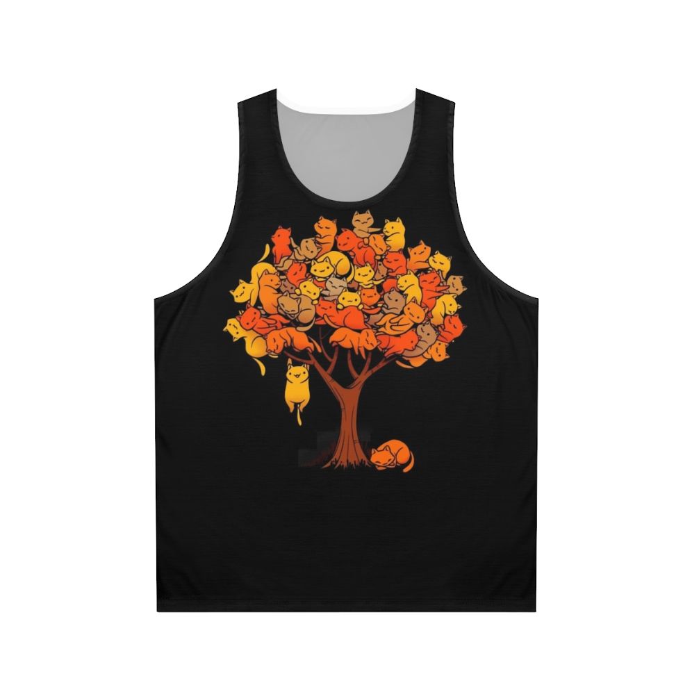 Unisex Cat Tree Tank Top