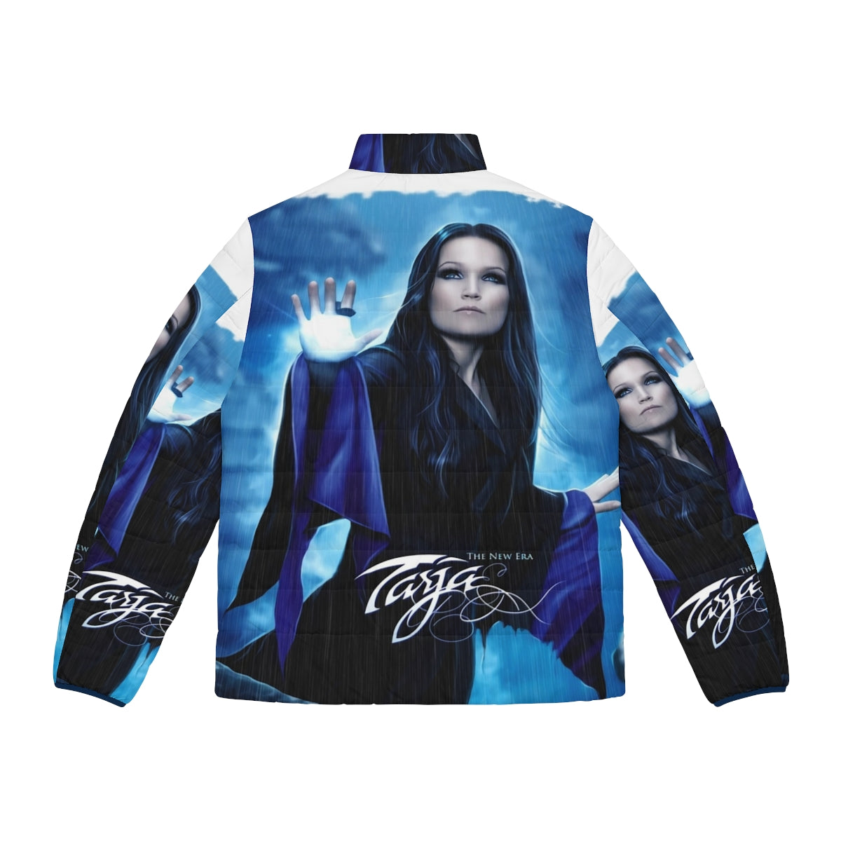 Tarja Turunen Cabuli Puffer Jacket - Nightwish Inspired Heavy Metal Outerwear - Back