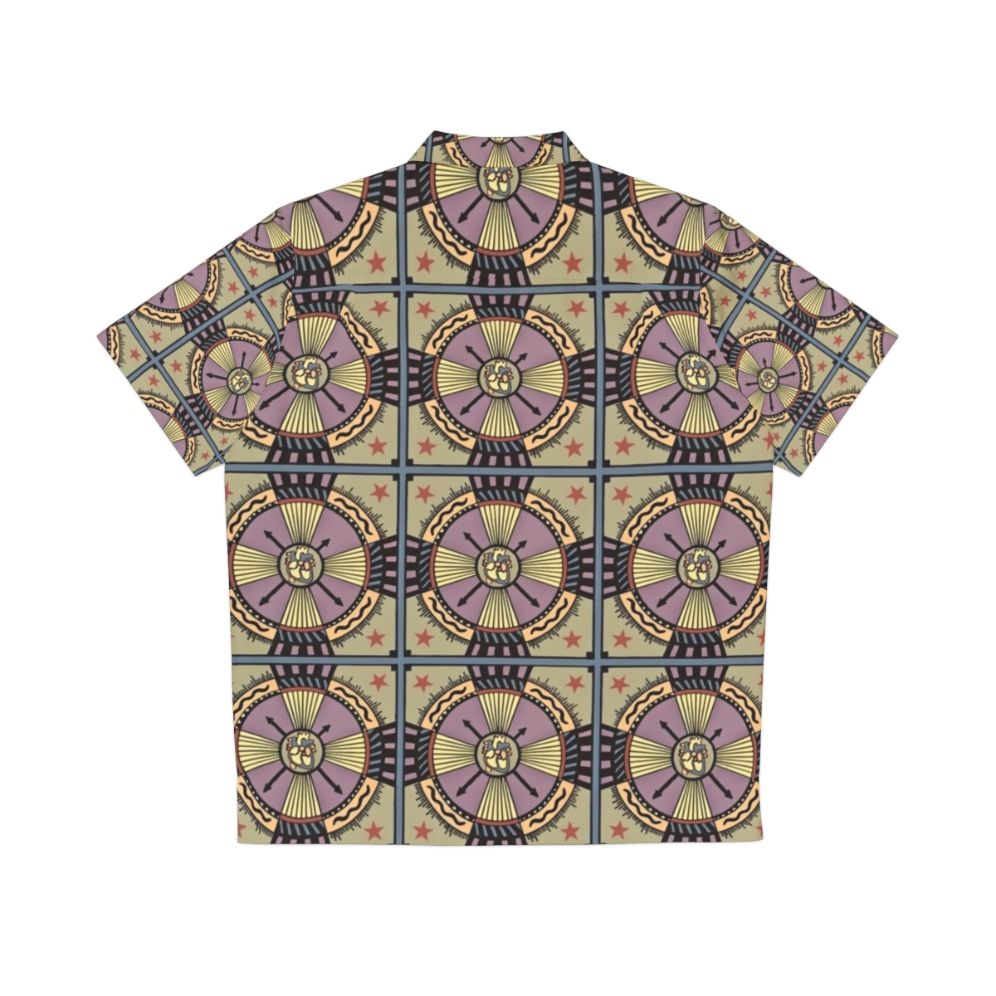 Heartifact Hawaiian Shirt with Heart Design Inspired by Science and Visionary Art - Back