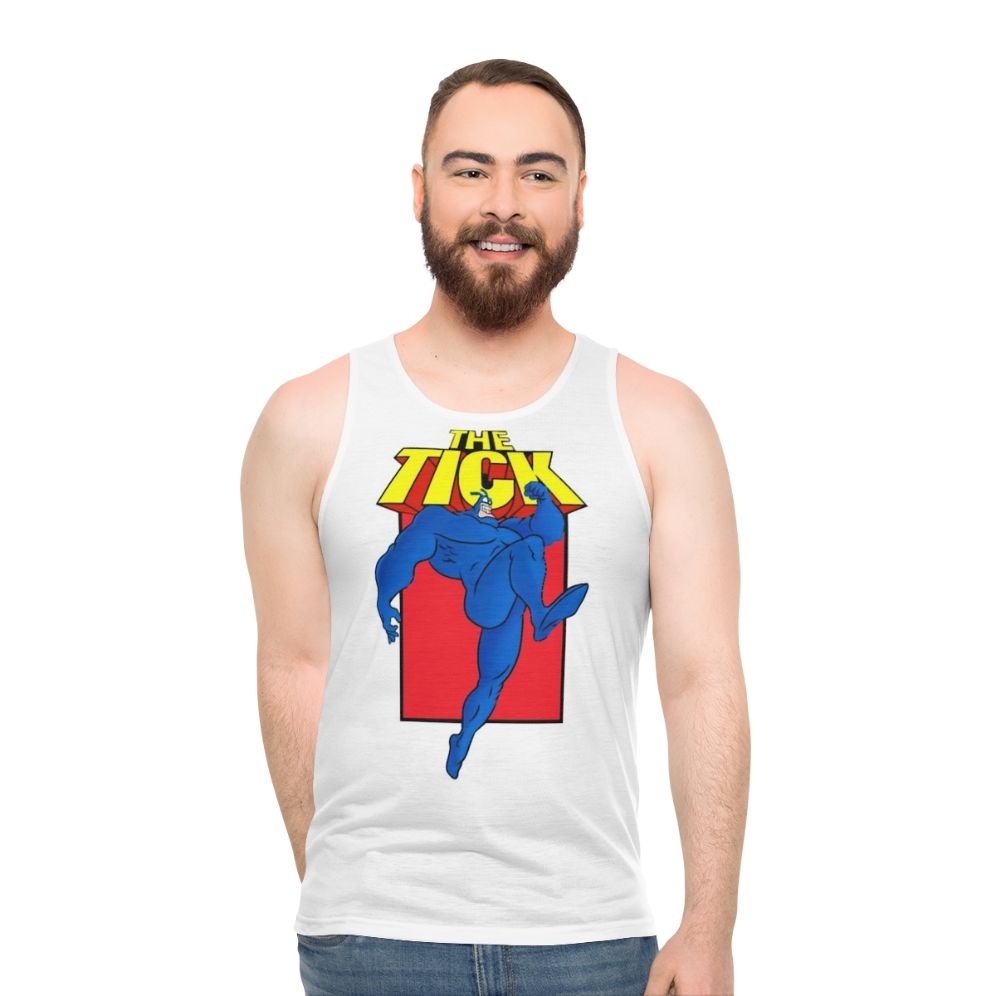 The Tick Cartoon Unisex Tank Top - men