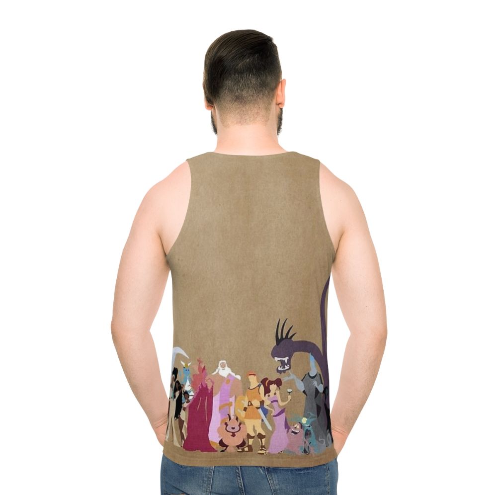 Hercules unisex tank top for fitness and casual wear - men back