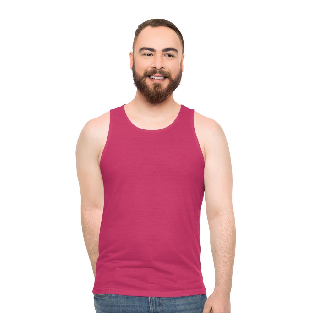 Raspberry Sorbet Unisex Tank Top - men