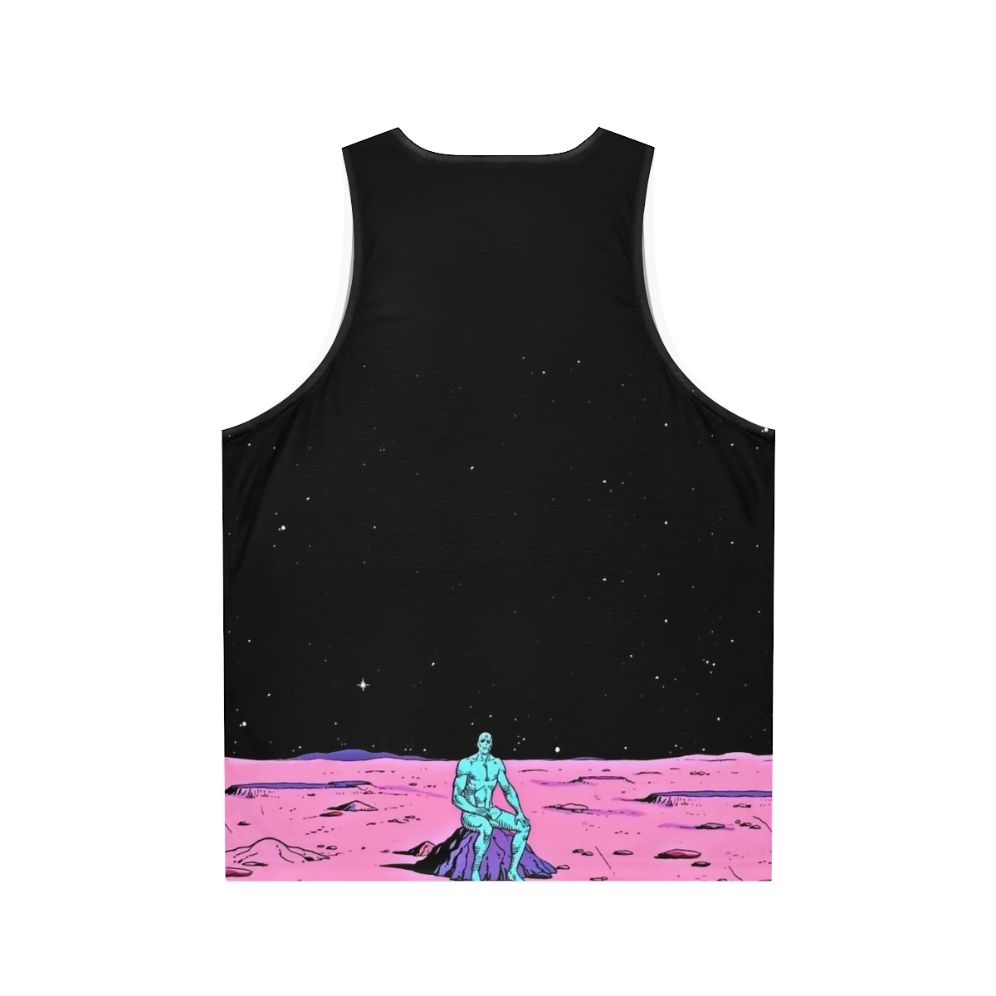 Watchmen Dr. Manhattan Unisex Space-Themed Tank Top - Back