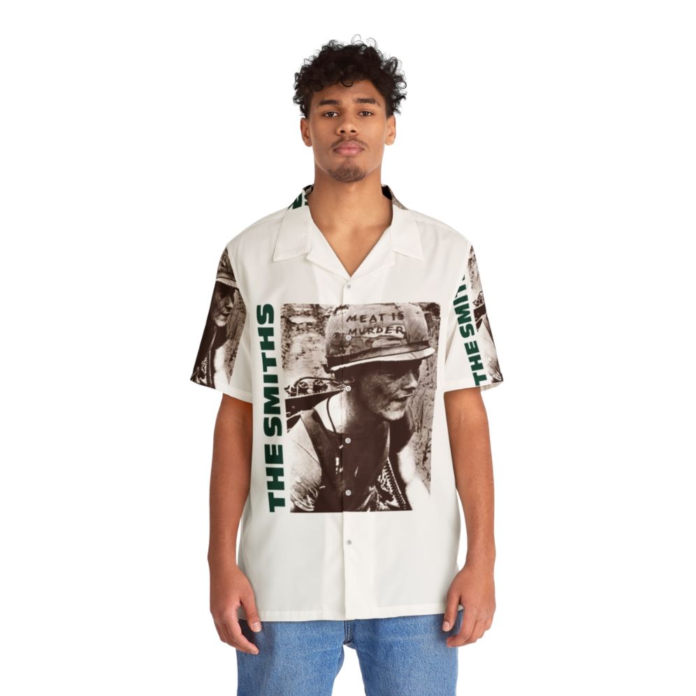 Meat Soldiers Hawaiian Shirt with tropical print design - People Front