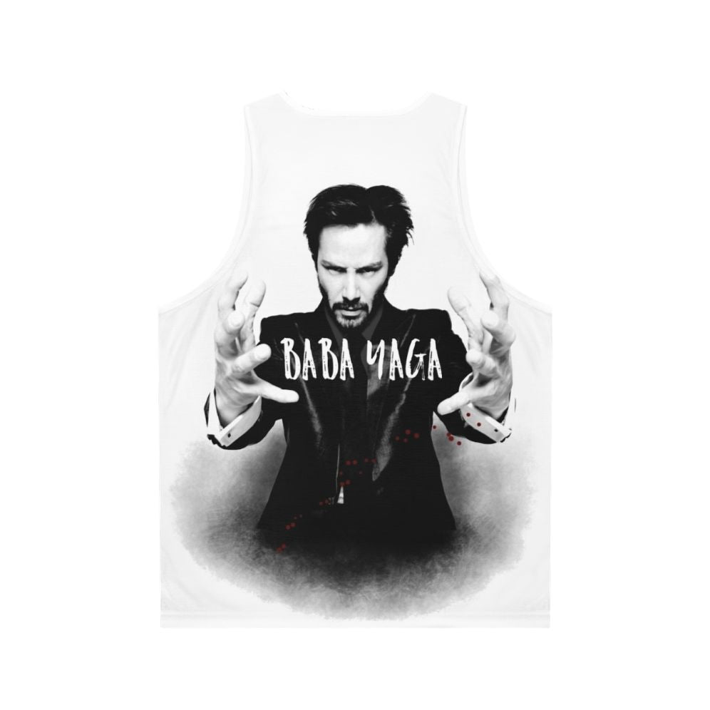 Keanu Reeves Unisex Movie Tank Top - Back