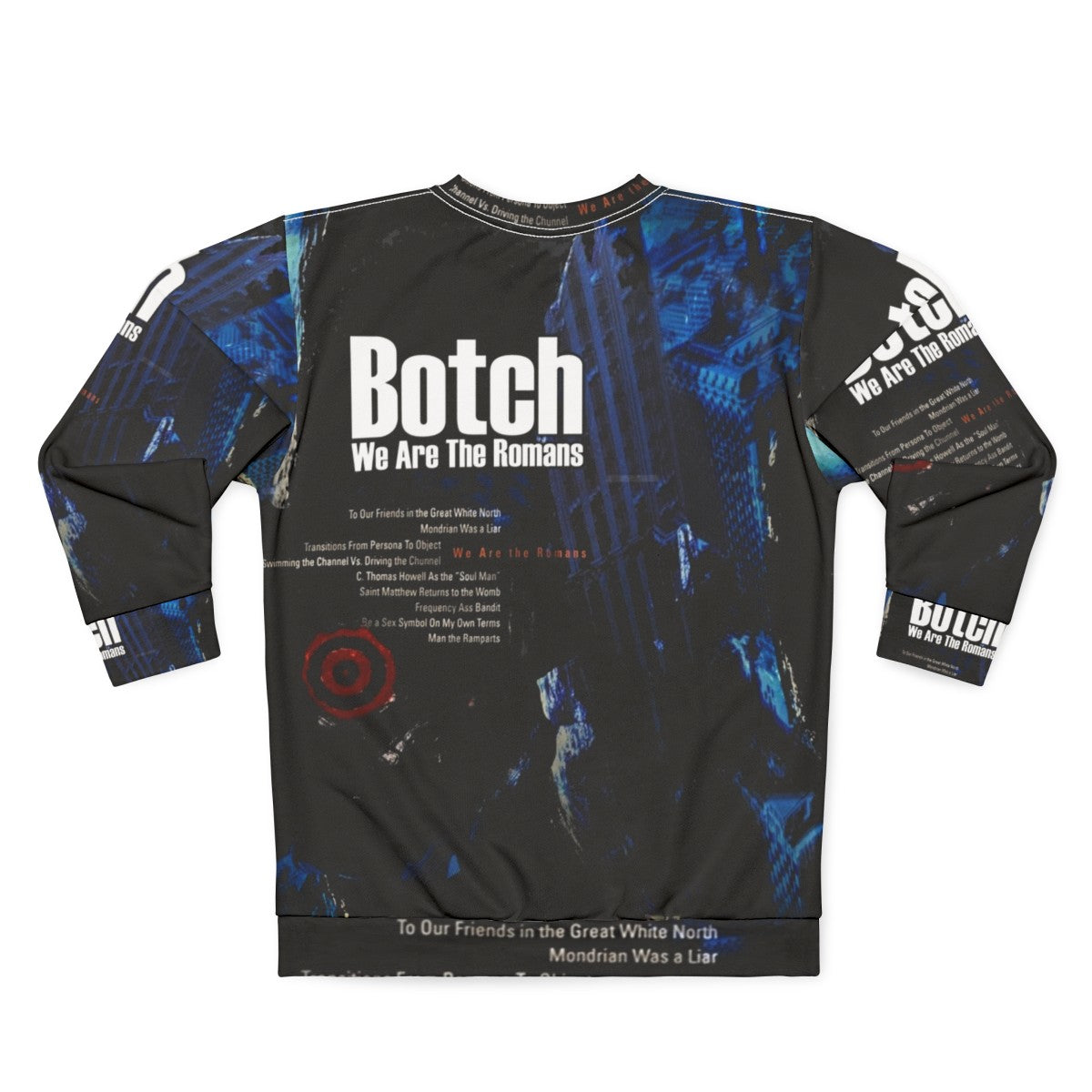 Botch hardcore metal sweatshirt with graphic design - Back